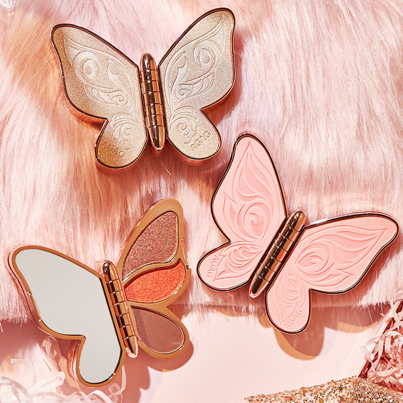 Butterfly Eye Shadow,Glitter Matte Makeup Plate