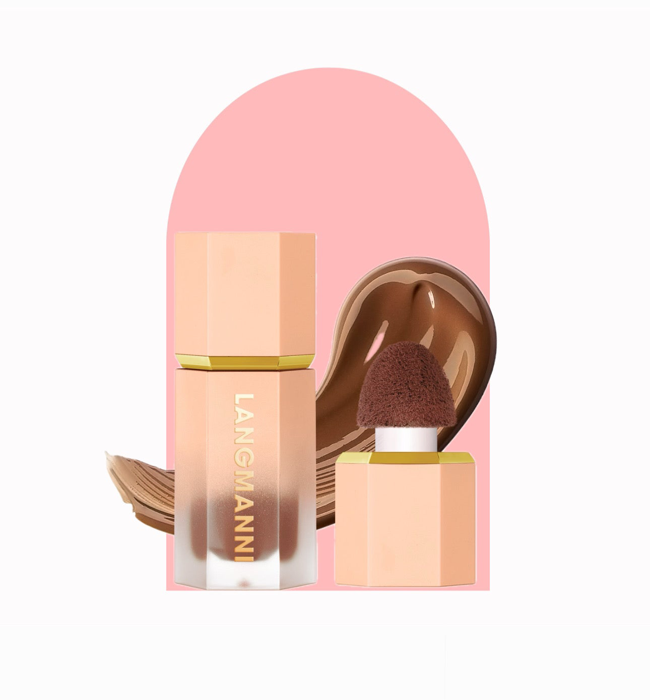 Cross-border Langmanni Three-color Liquid Repair Face