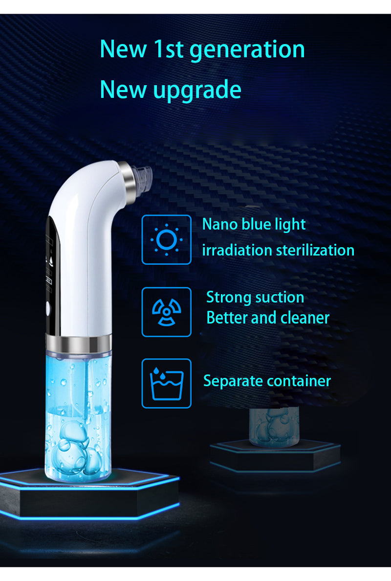 Pore Vacuum Cleaner Upgraded Blackhead Vacuum Rechargeable Face Vacuum Comedone Extractor Tool For Blackhead