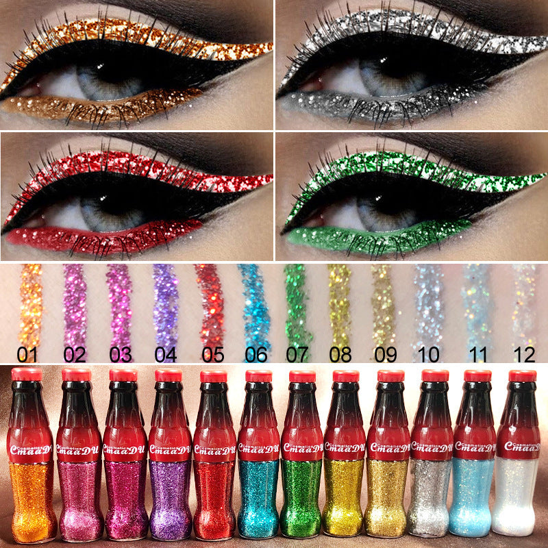CmaaDu Glitter Liquid Eyeliner