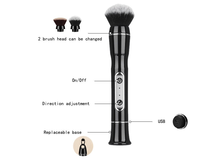 Electric makeup brush, automatic functional beauty tool
