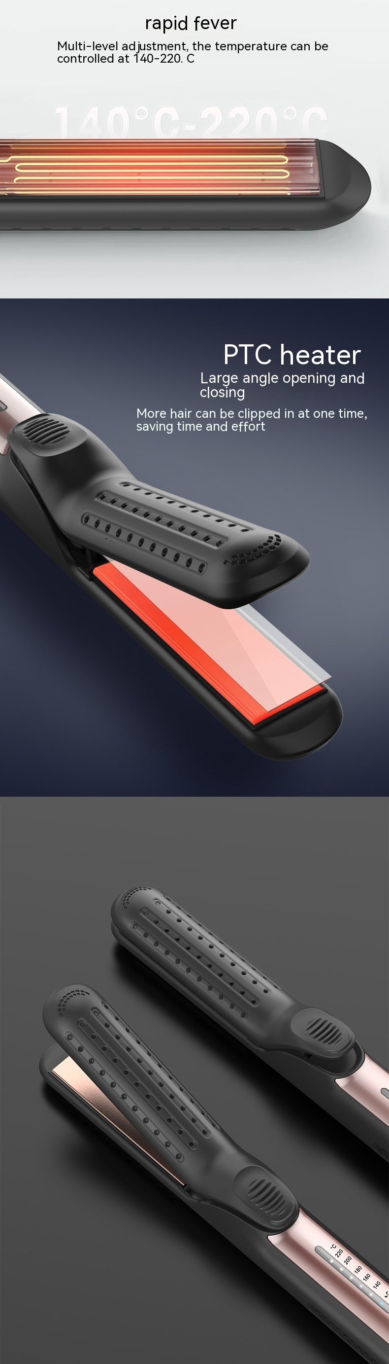 Cold Air Straight Hair Clip