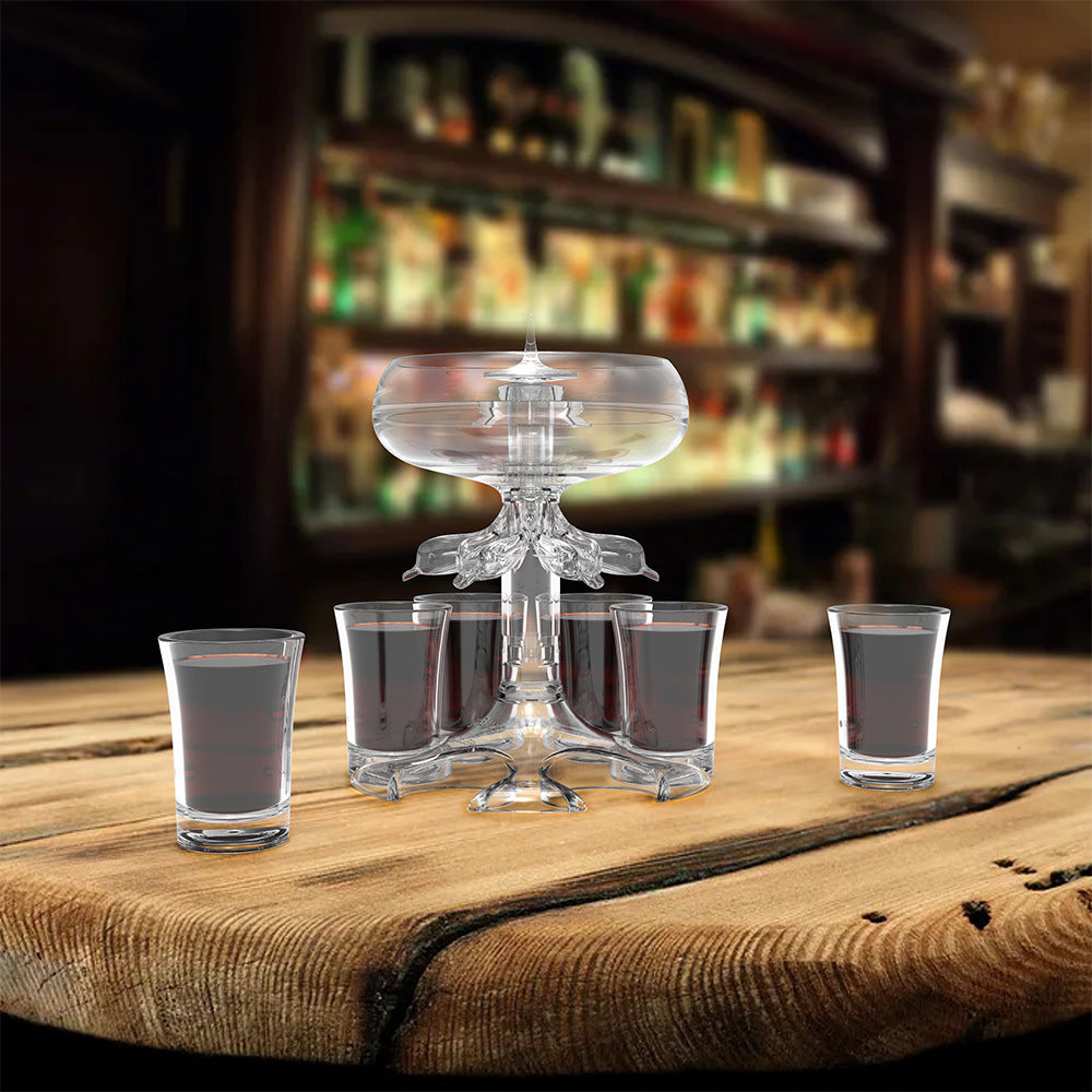 Acrylic Shatterproof Wine Glass Holder Bar