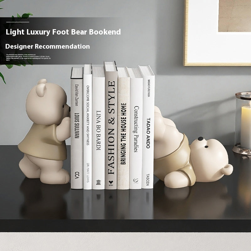 Modern Home Creative Cartoon Bookend Ornaments
