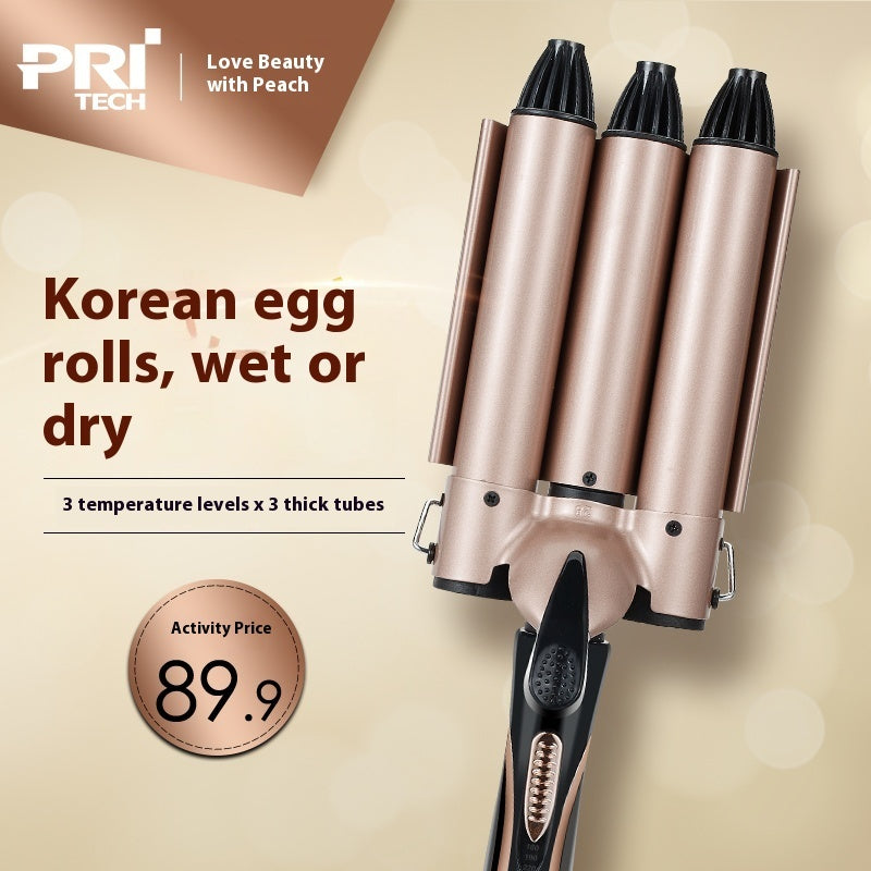 Hair Curler Women's Big Wave Water Ripple Eggs