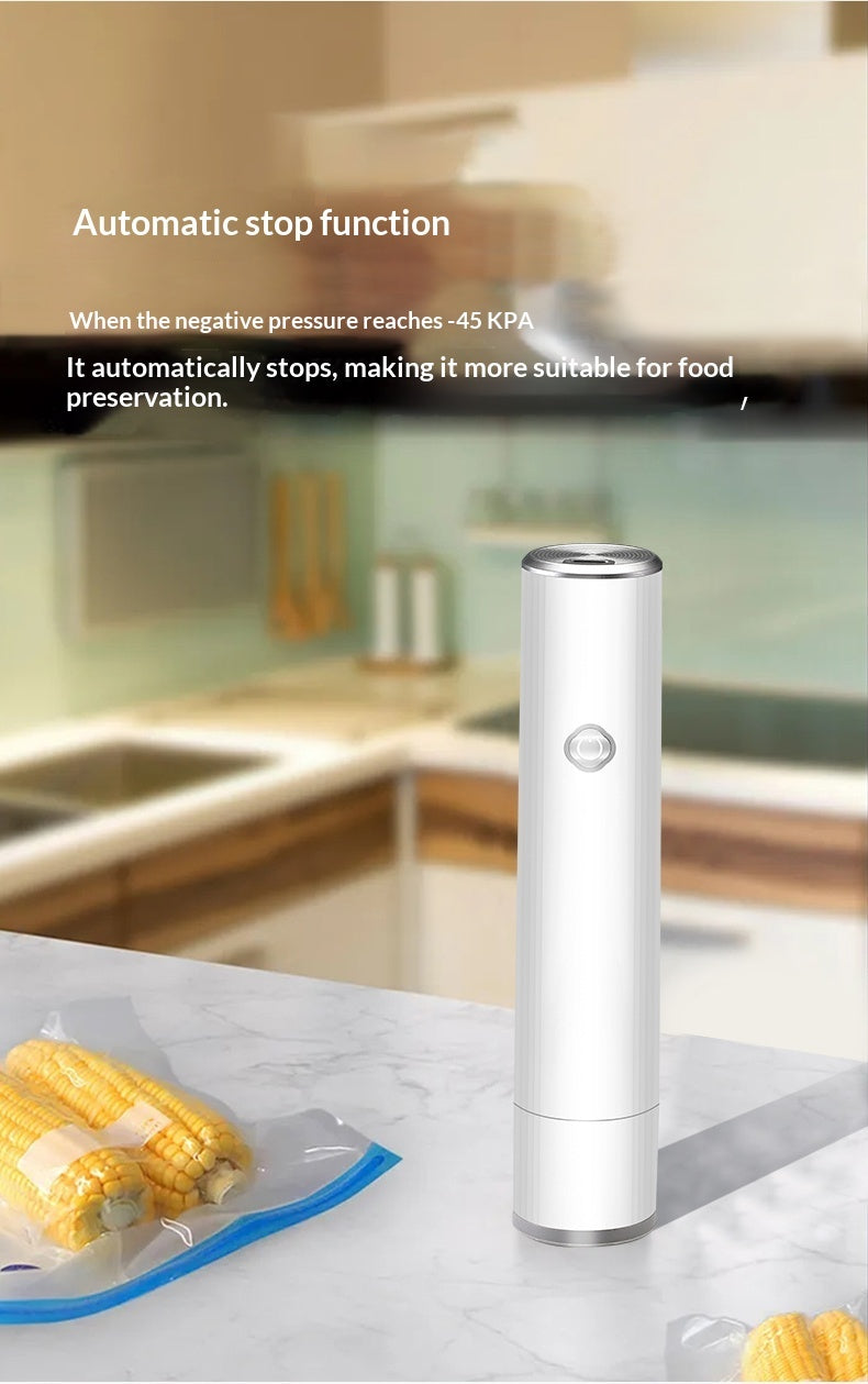 Mini Vacuum Food Saver Sealer Household Small Automatic Air-pumping Device