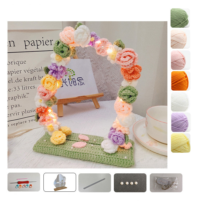 Hand-woven Tulip Tabletop Decoration