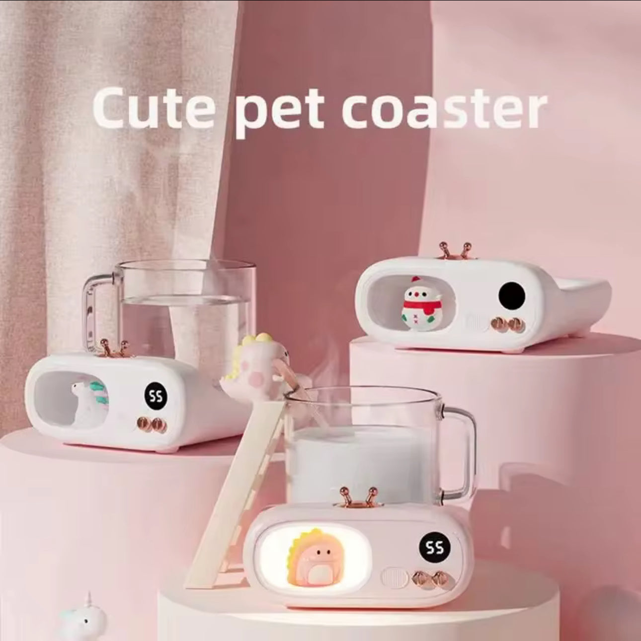 Three Speed Adjustable Dormitory Quick Warming Coaster