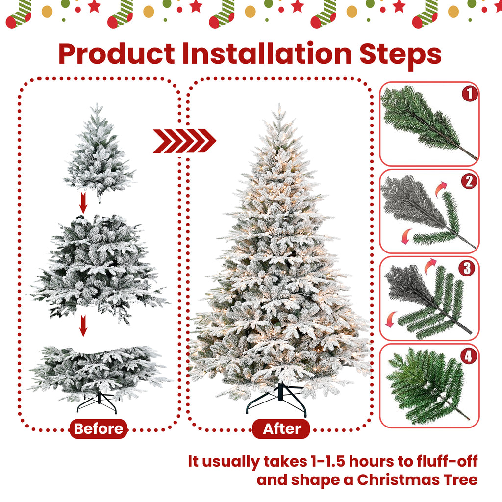PE, PVC Christmas Tree, Christmas Decorations, With Lights