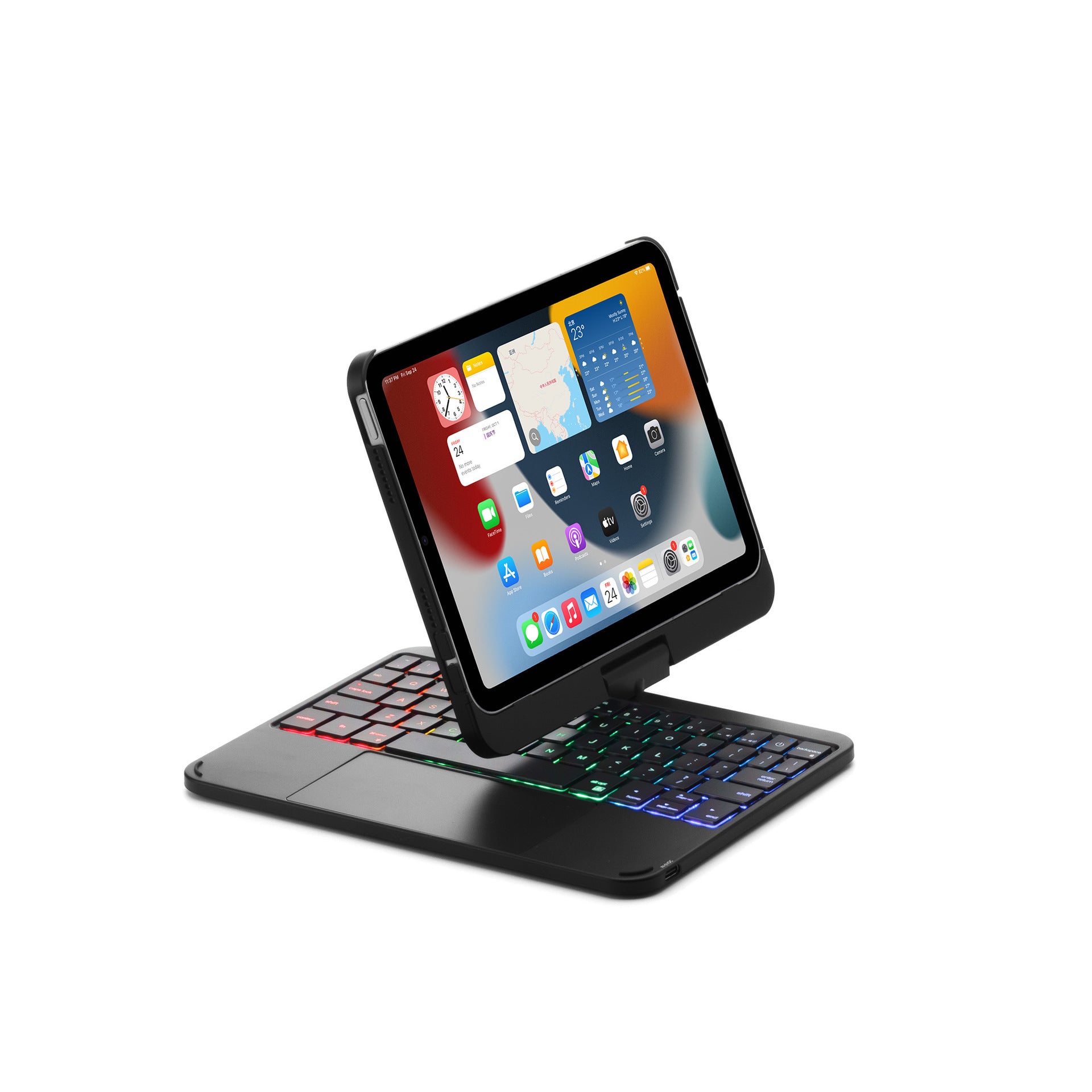 Wireless Backlit Touch Rotary Bluetooth Keyboard