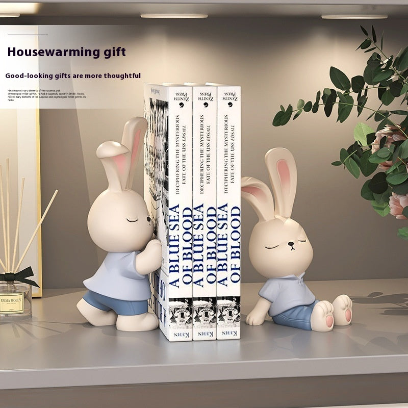 Modern Home Creative Cartoon Bookend Ornaments