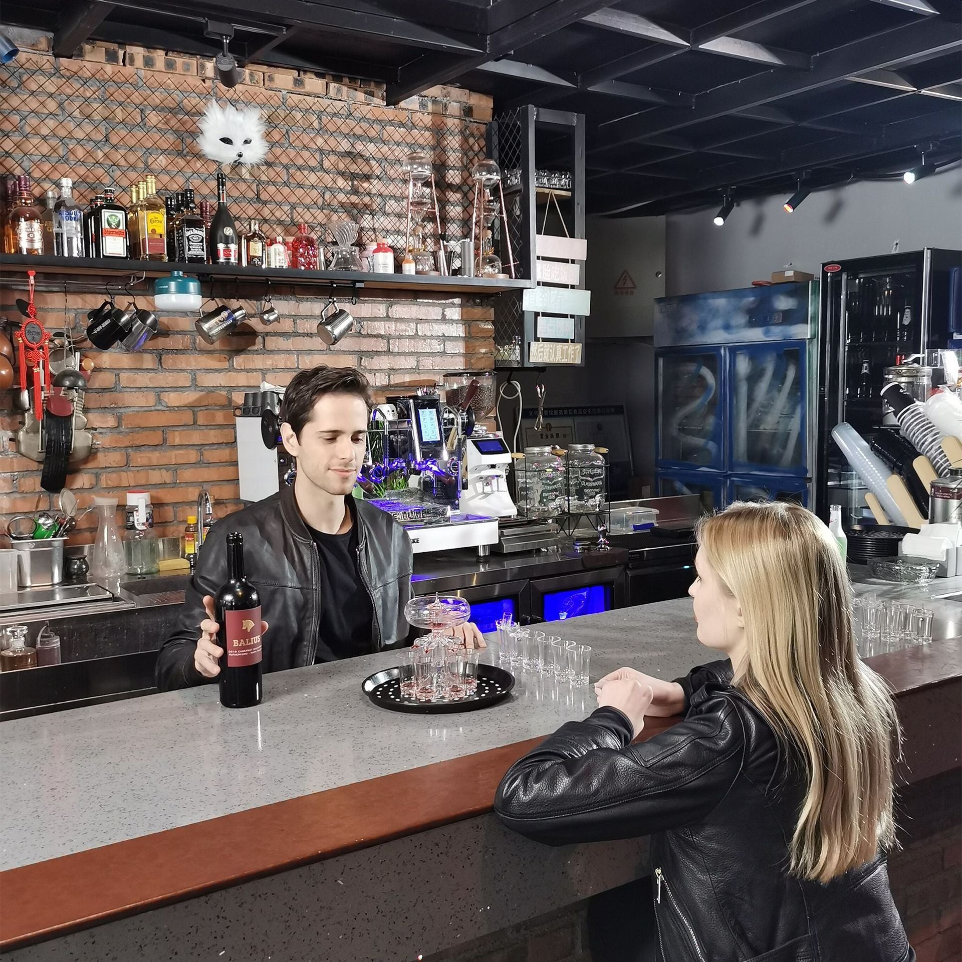 Acrylic Shatterproof Wine Glass Holder Bar