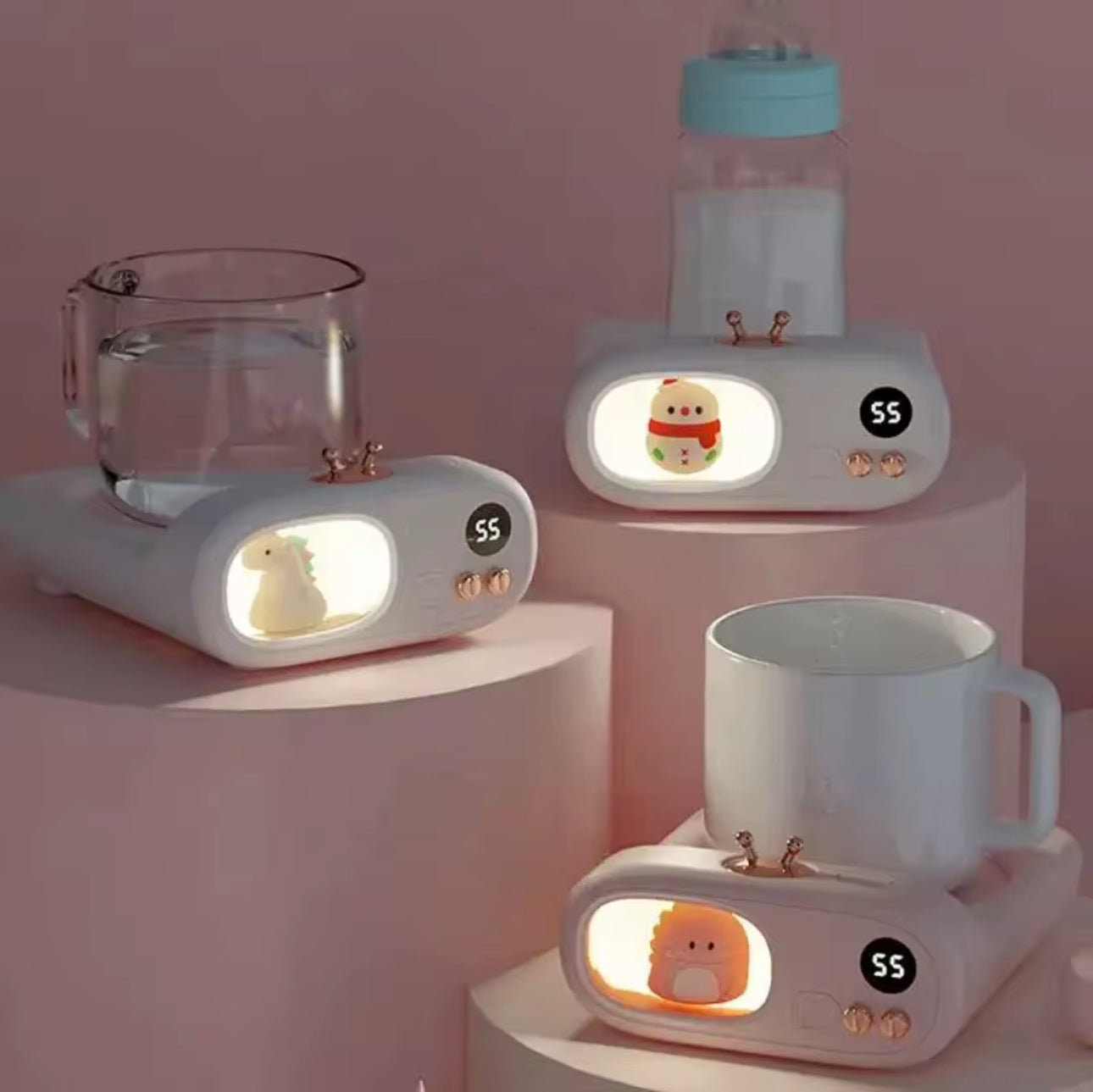 Three Speed Adjustable Dormitory Quick Warming Coaster