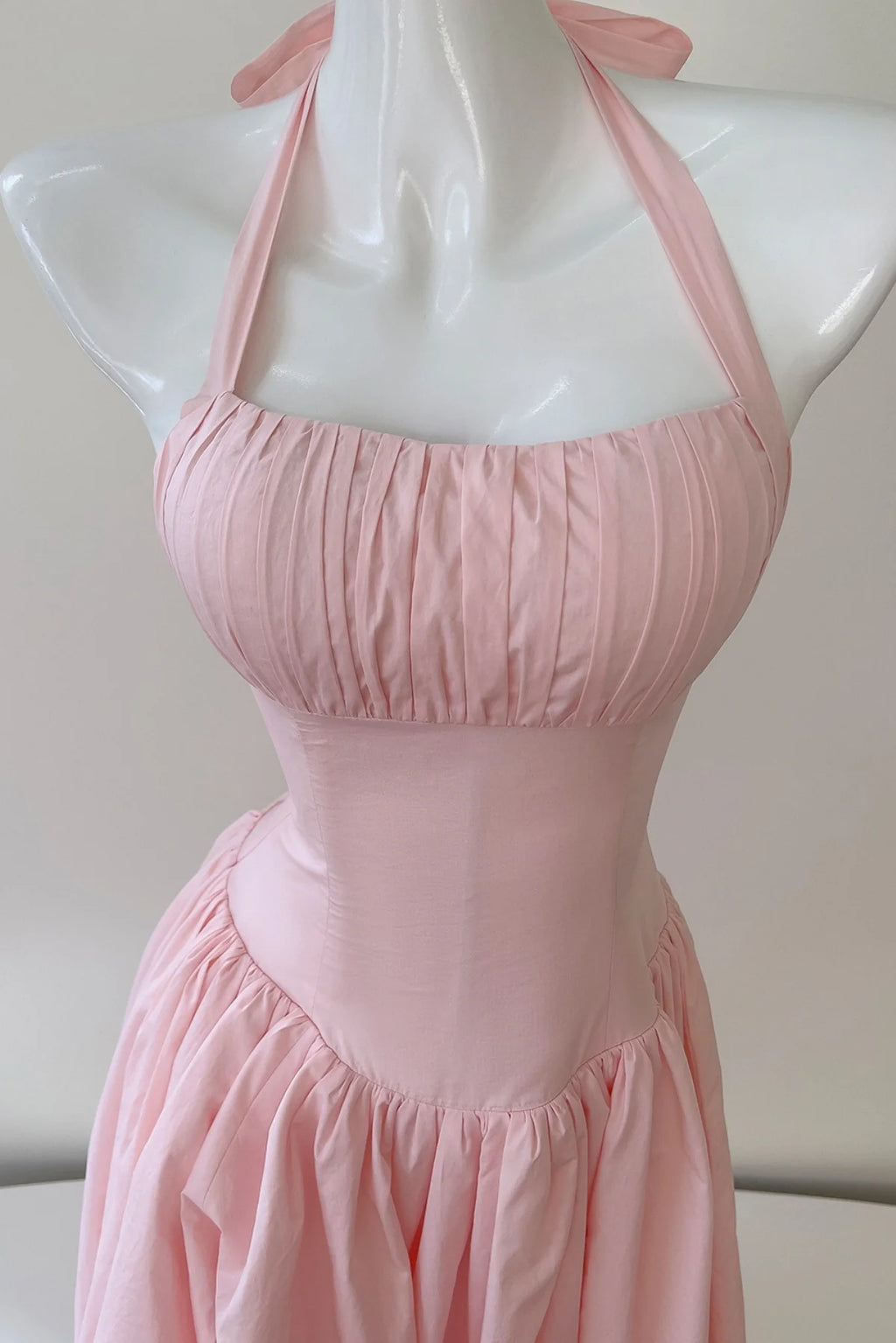 Backless Sleeveless Waist Slit French Dress