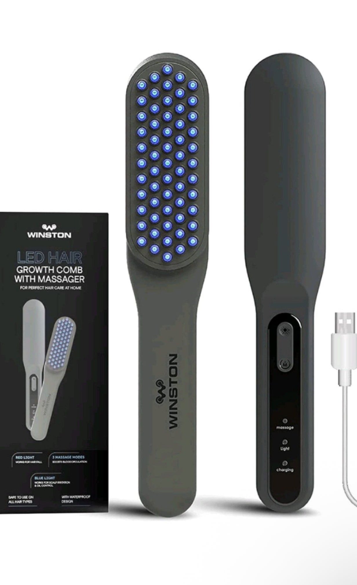 ʜᴀɪʀ ɢʀᴏᴡᴛʜ ʜᴇᴀᴅ ᴍᴀꜱꜱᴀɢᴇʀ ʟɪɢʜᴛ ᴄᴏᴍʙ