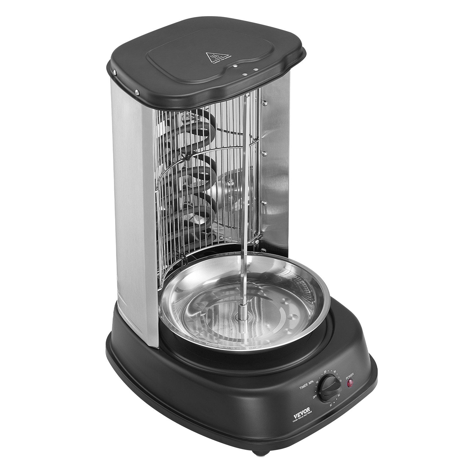 Stainless Steel Shawarma Grill Machine Vertical Gyro Rotisserie Doner