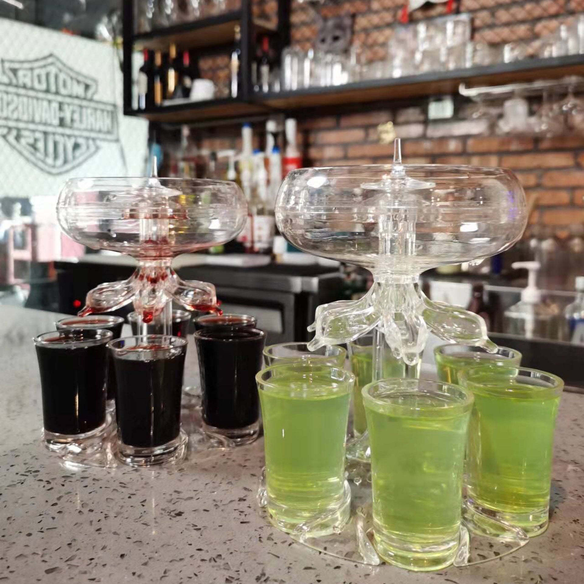 Acrylic Shatterproof Wine Glass Holder Bar