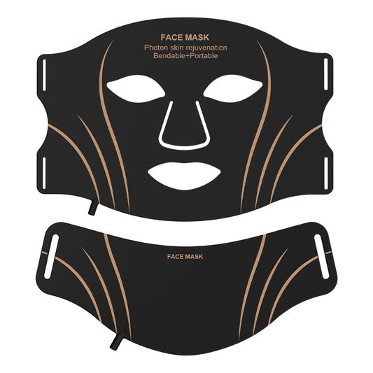Beauty Instrument Facial Mask IPL Device Household Silicone Red Light LED Beauty Mask